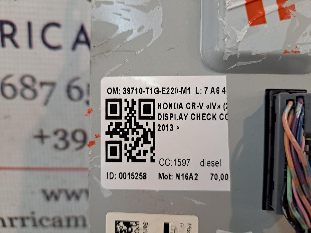 Display multifunzione computer di bordo HONDA CR-V (12>)