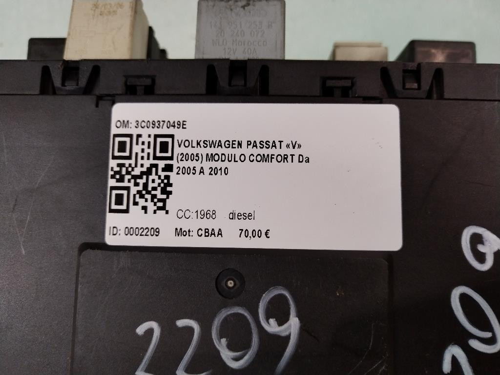 Centralina Comfort VOLKSWAGEN Passat Berlina 4° Serie