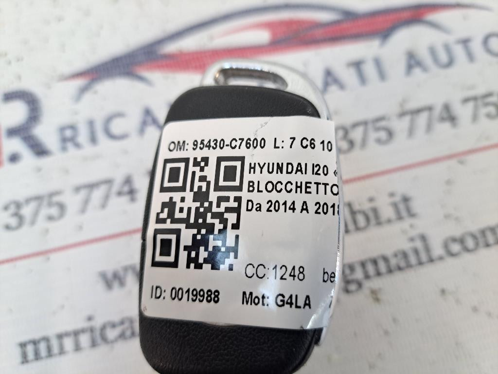 Blocchetto Accensione HYUNDAI i20 Serie (12>18)