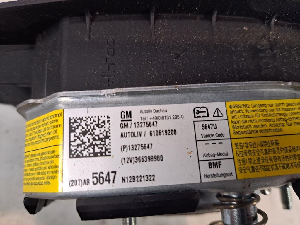 Airbag Volante OPEL Meriva 3° Serie