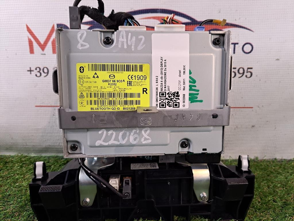 Display multifunzione computer di bordo MAZDA 6 3 serie Berlina (12>)