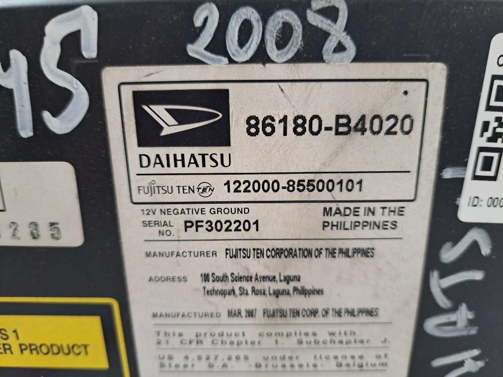 Autoradio DAIHATSU Terios 2° Serie