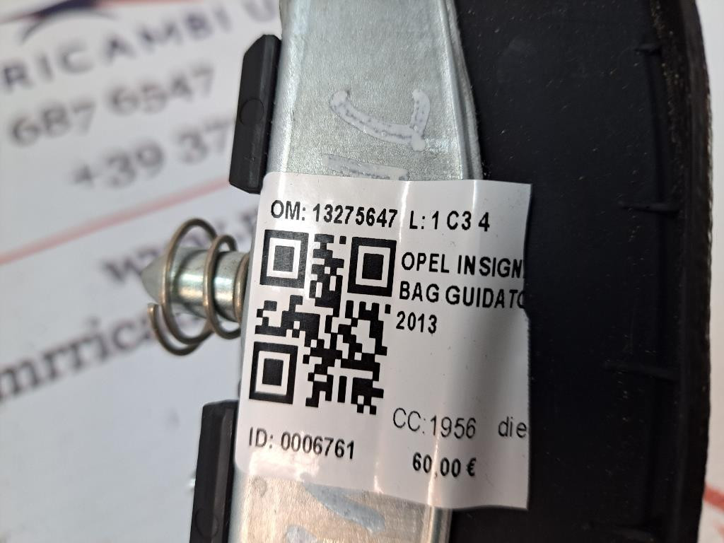 Airbag Volante OPEL Insignia Berlina
