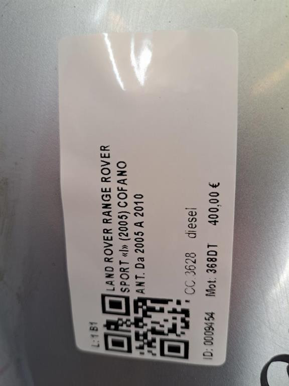 Cofano Anteriore LAND ROVER Range Rover SPORT (05>13)