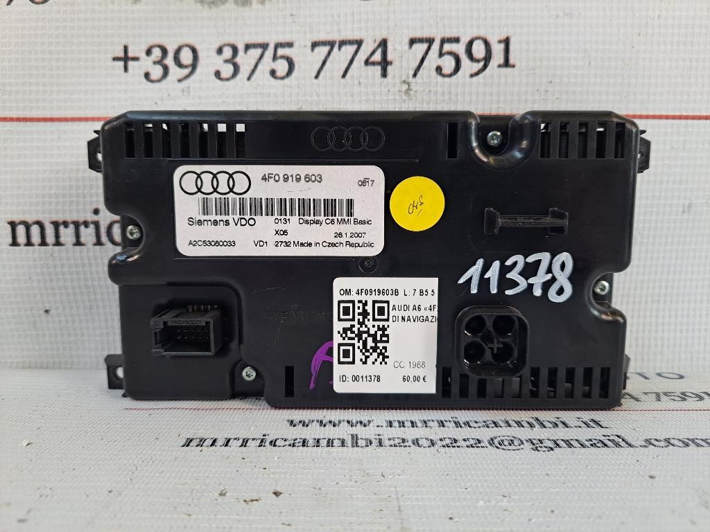 Display AUDI A6 Avant Serie C6 (4F5) (04>12)