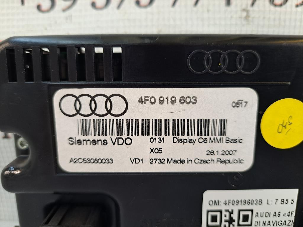 Display AUDI A6 Avant Serie C6 (4F5) (04>12)