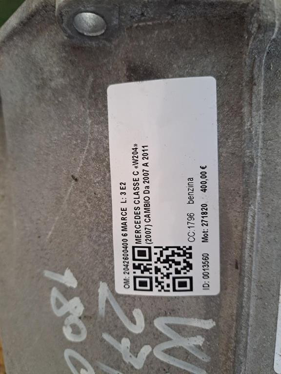 Cambio Manuale Completo MERCEDES Classe C Berlina W204