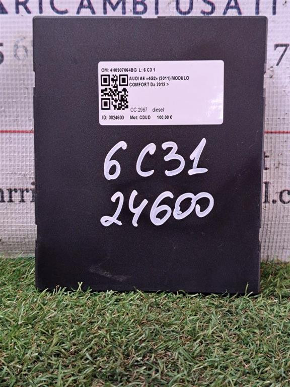 Centralina Comfort AUDI A6 Berlina Serie C7 (4GC) (11>)