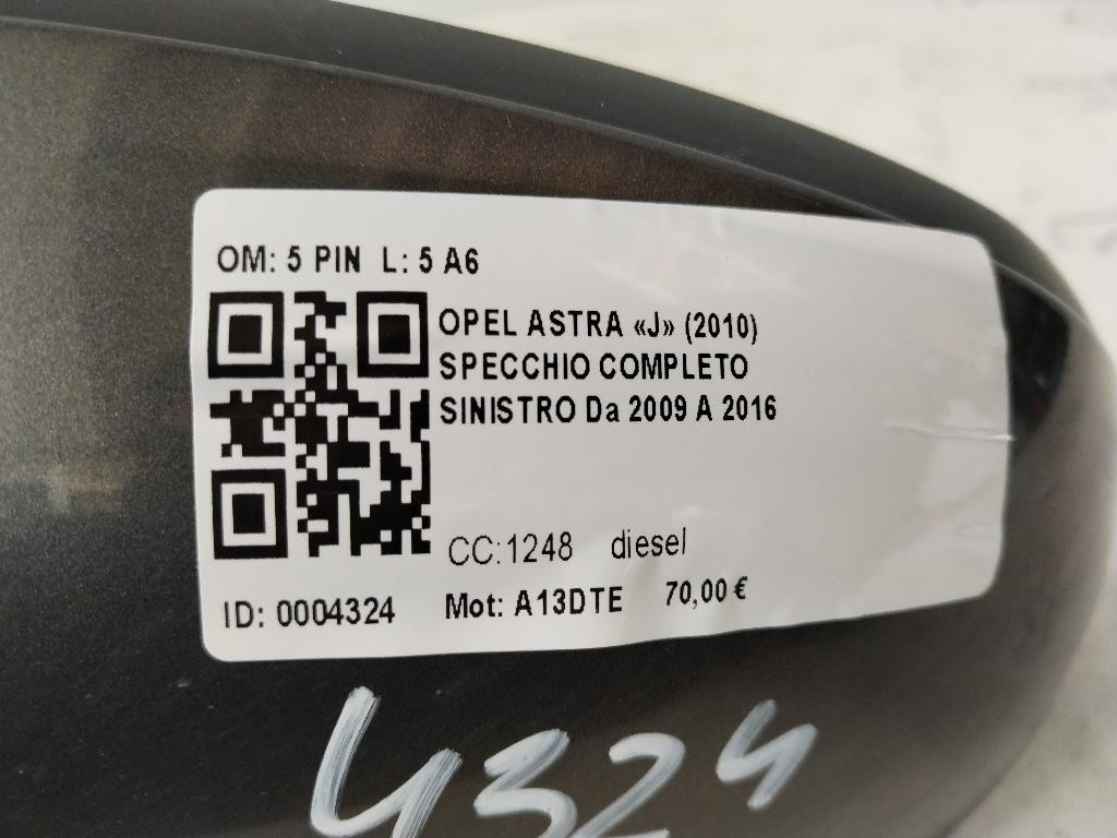 Specchietto Retrovisore Sinistro OPEL Astra J
