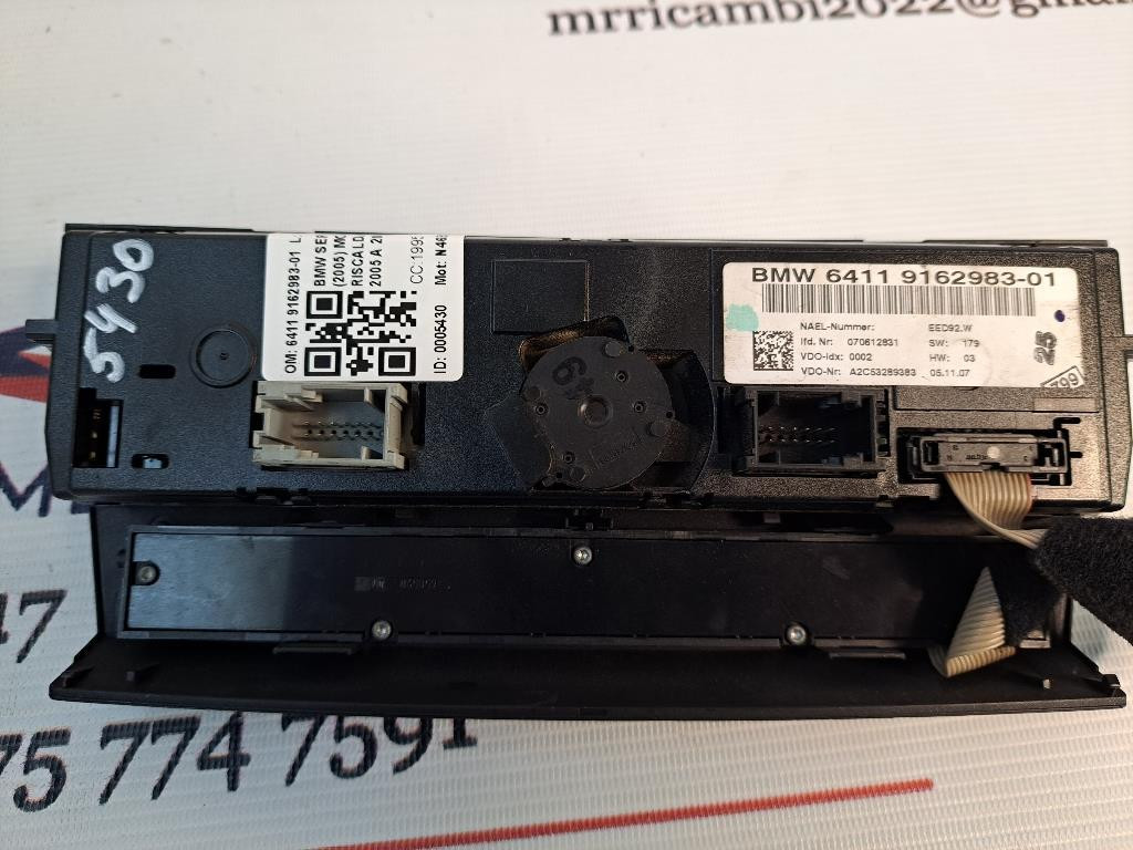 Comandi Clima BMW Serie 3 E90 Berlina 2° Serie