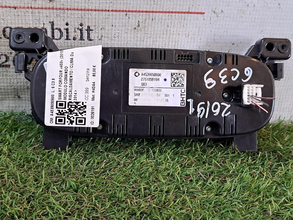 Comandi Clima SMART Forfour 453
