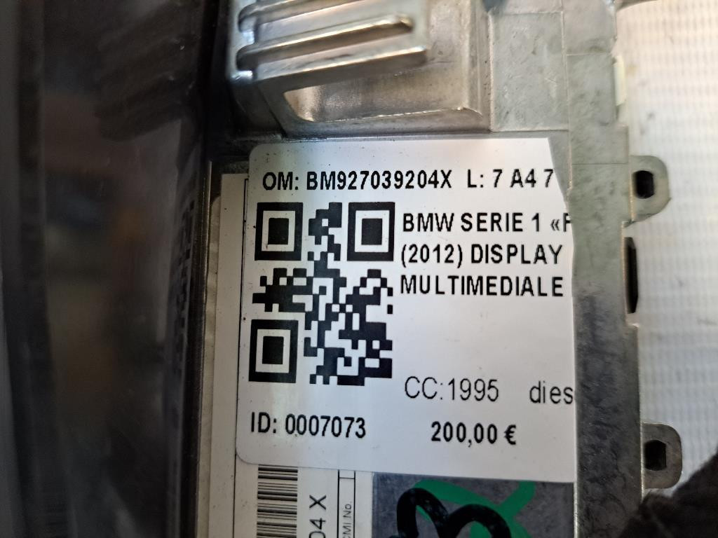Display BMW Serie 1 F20 (11>19)