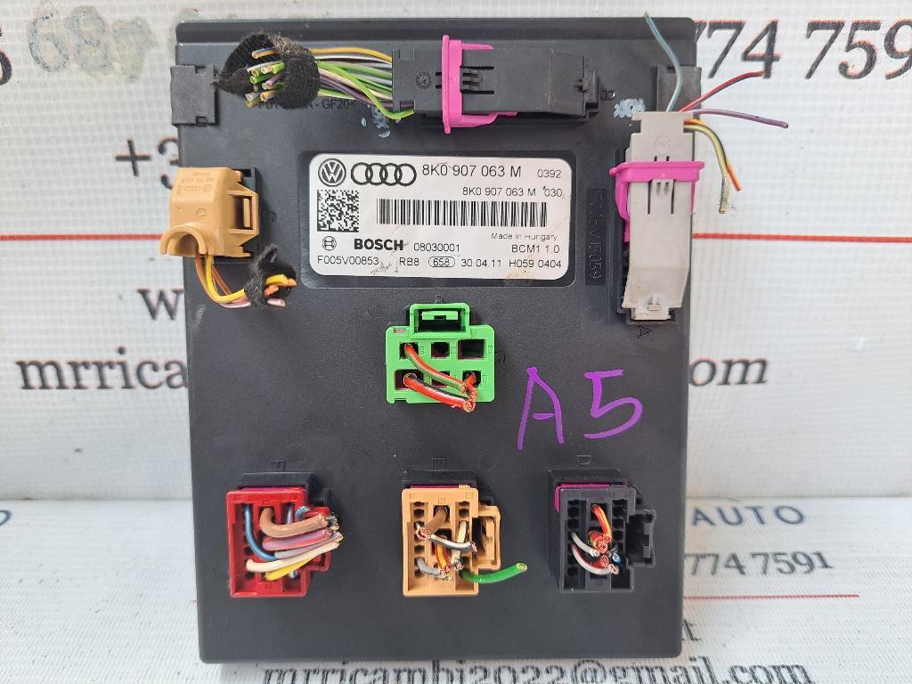 Centralina Comfort AUDI A5 Sportback (8TA) (09>)
