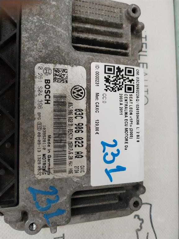 Centralina motore SEAT Leon 3° Serie