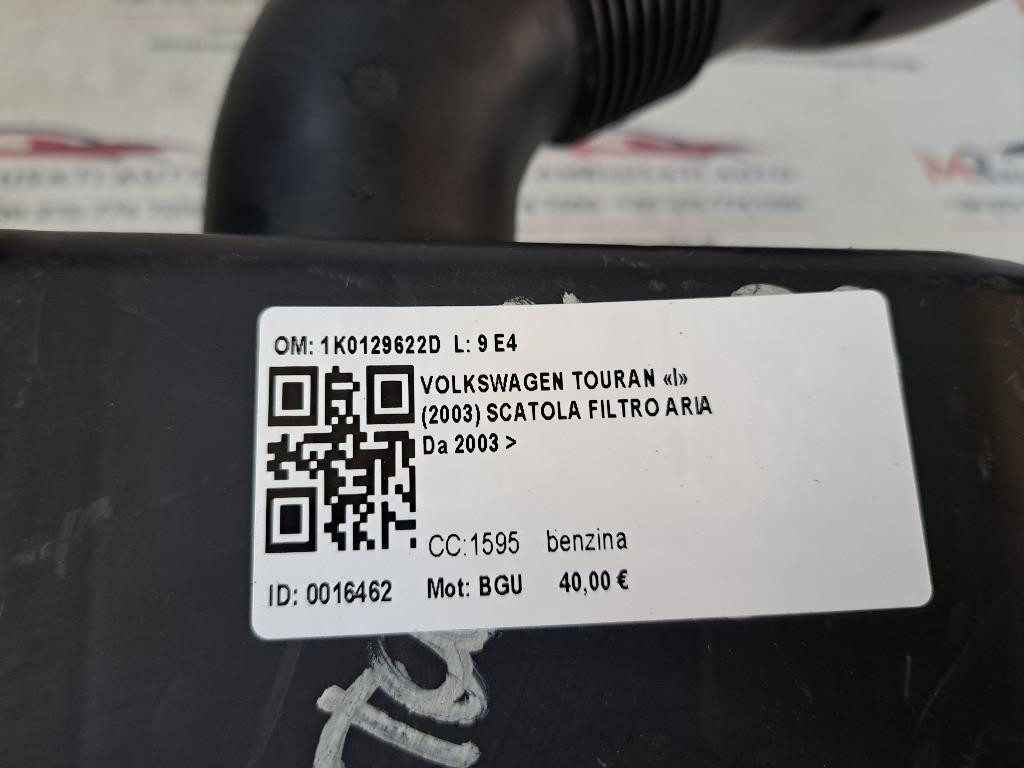 Box scatola filtro aria VOLKSWAGEN Touran 1° Serie