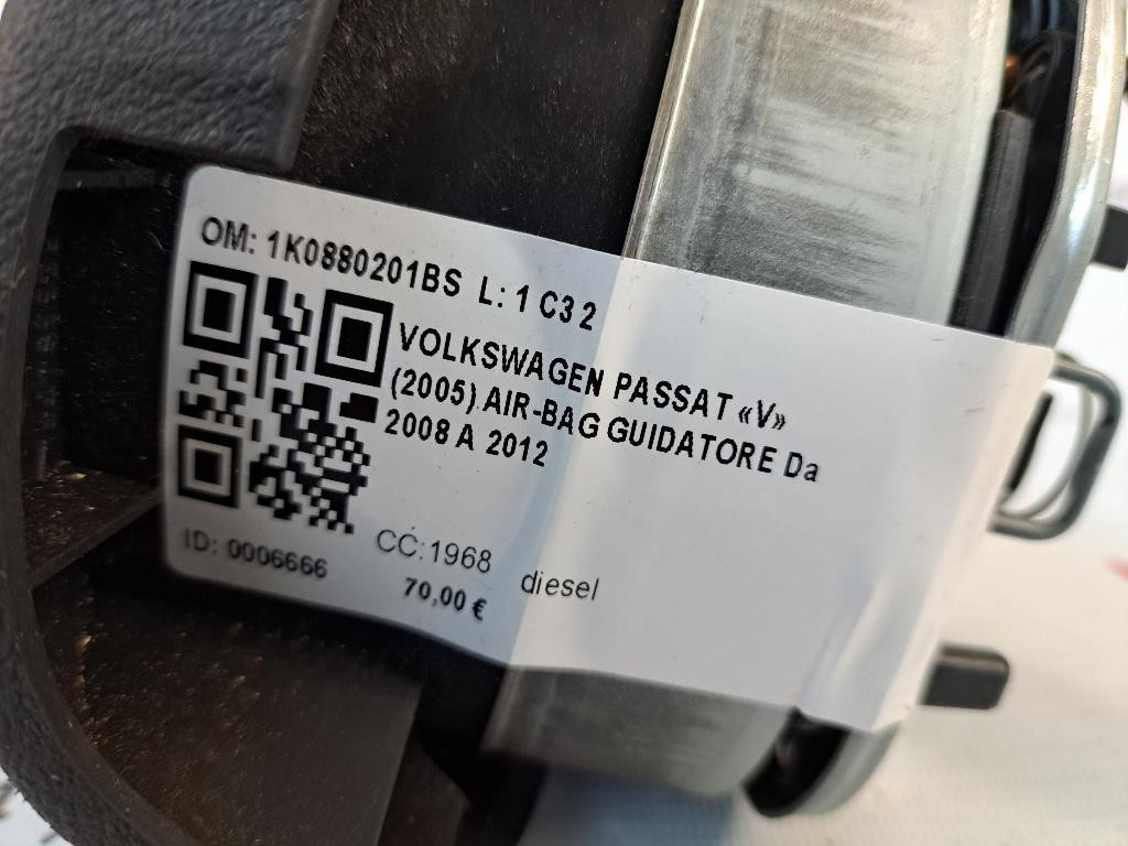 Airbag Volante VOLKSWAGEN Passat Berlina 4° Serie
