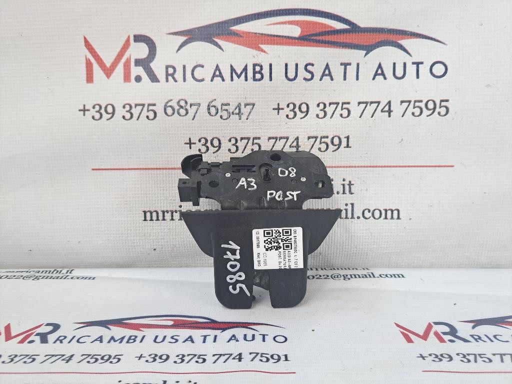 Serratura portellone posteriore AUDI A3 Serie (8P1) (05>08)