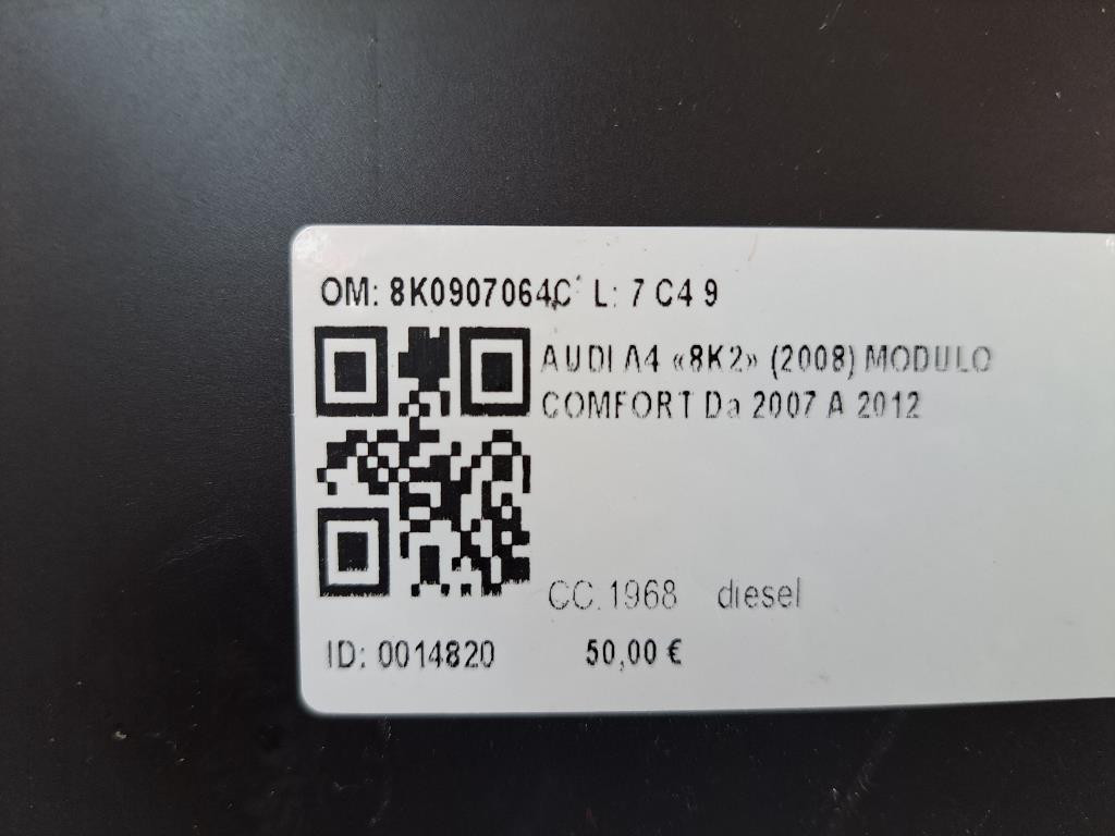 Centralina Comfort AUDI A4 Berlina (07>10)