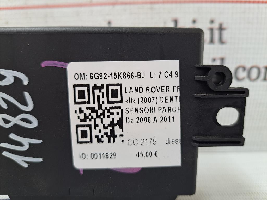 Centralina sensori di parcheggio LAND ROVER Freelander 3° Serie