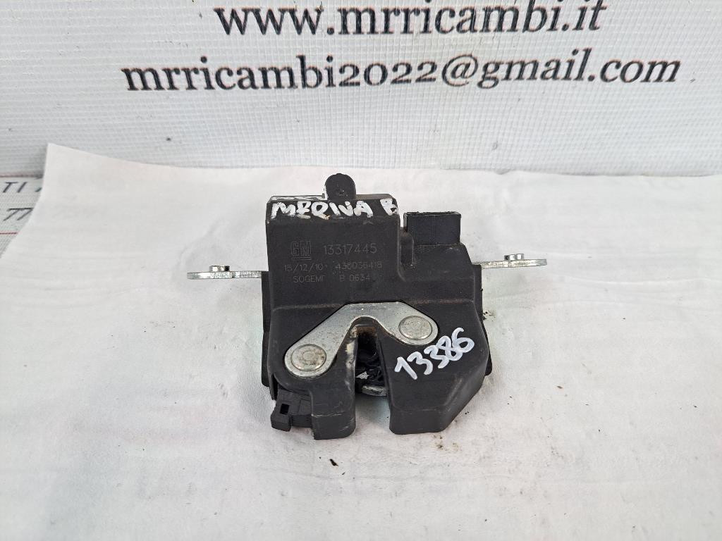 Serratura portellone posteriore OPEL Meriva 3° Serie
