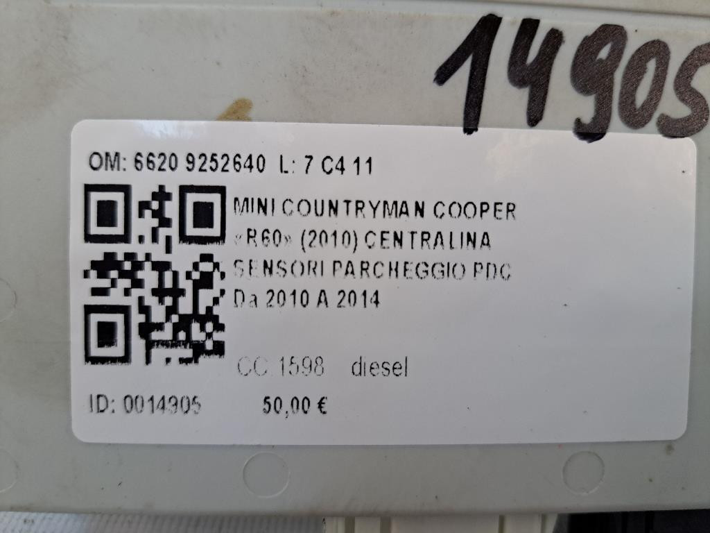 Centralina sensori di parcheggio MINI Countryman 1° Serie