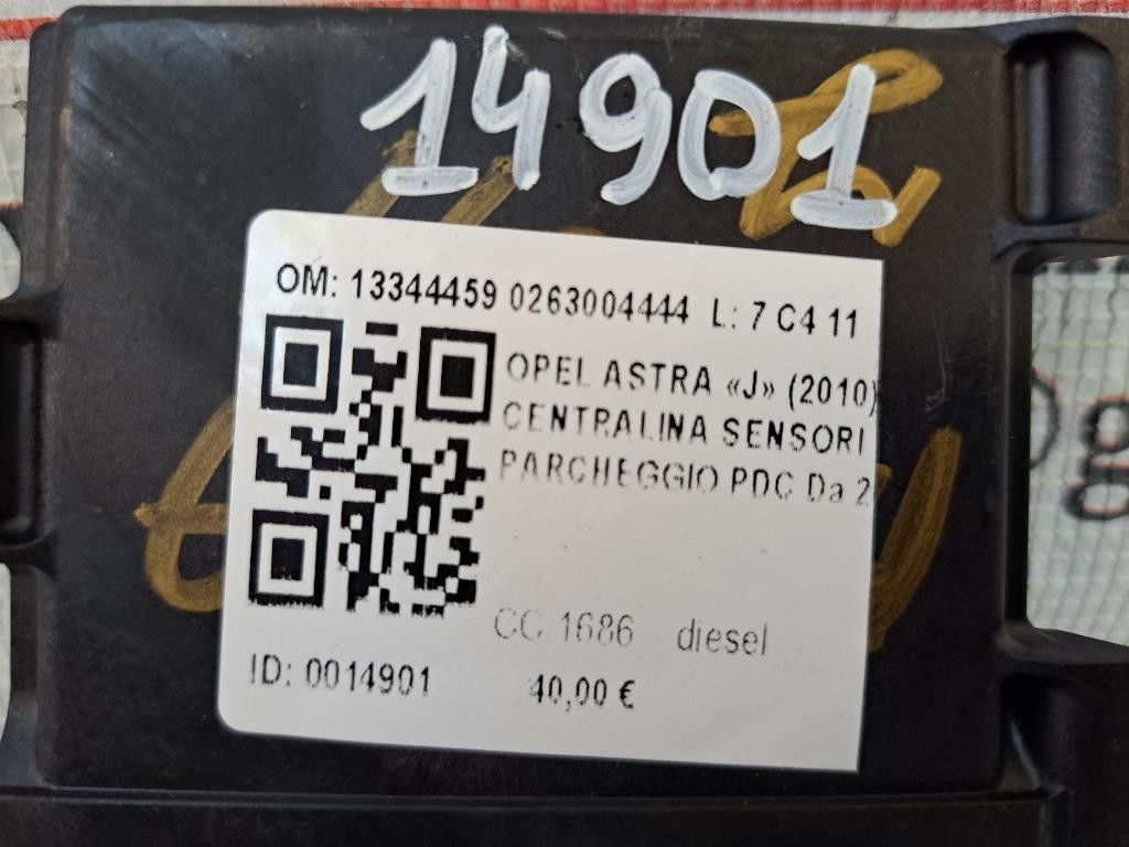 Centralina sensori di parcheggio OPEL Astra J