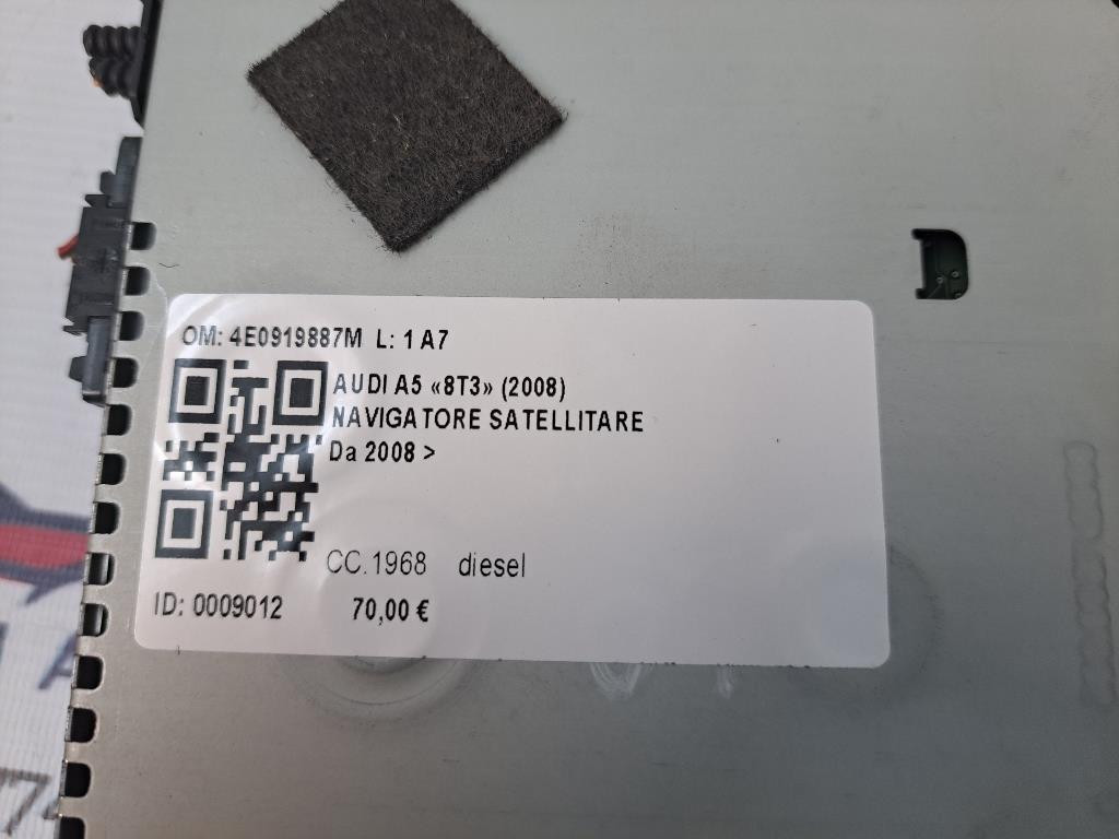Lettore DVD AUDI A5 Berlina Serie (8T3) (07>)