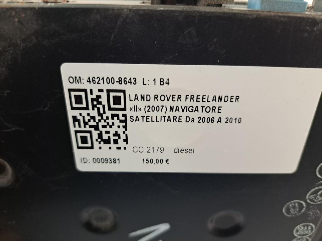 Lettore DVD LAND ROVER Freelander 3° Serie