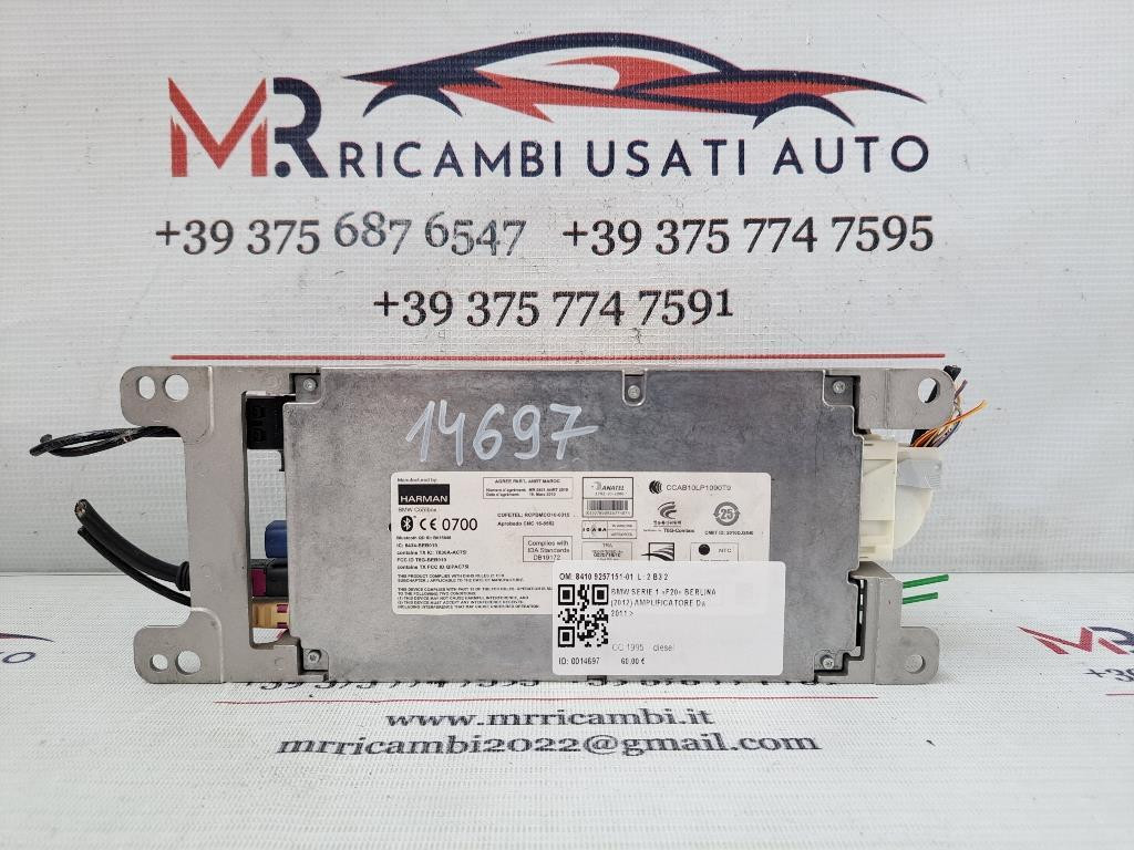 Amplificatore autoradio BMW Serie 1 F20 (11>19)