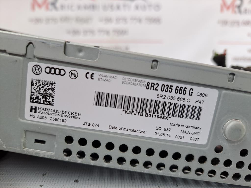 Unità di controllo multimediale navigatore GPS AUDI A4 Avant (8K5) (08>15)