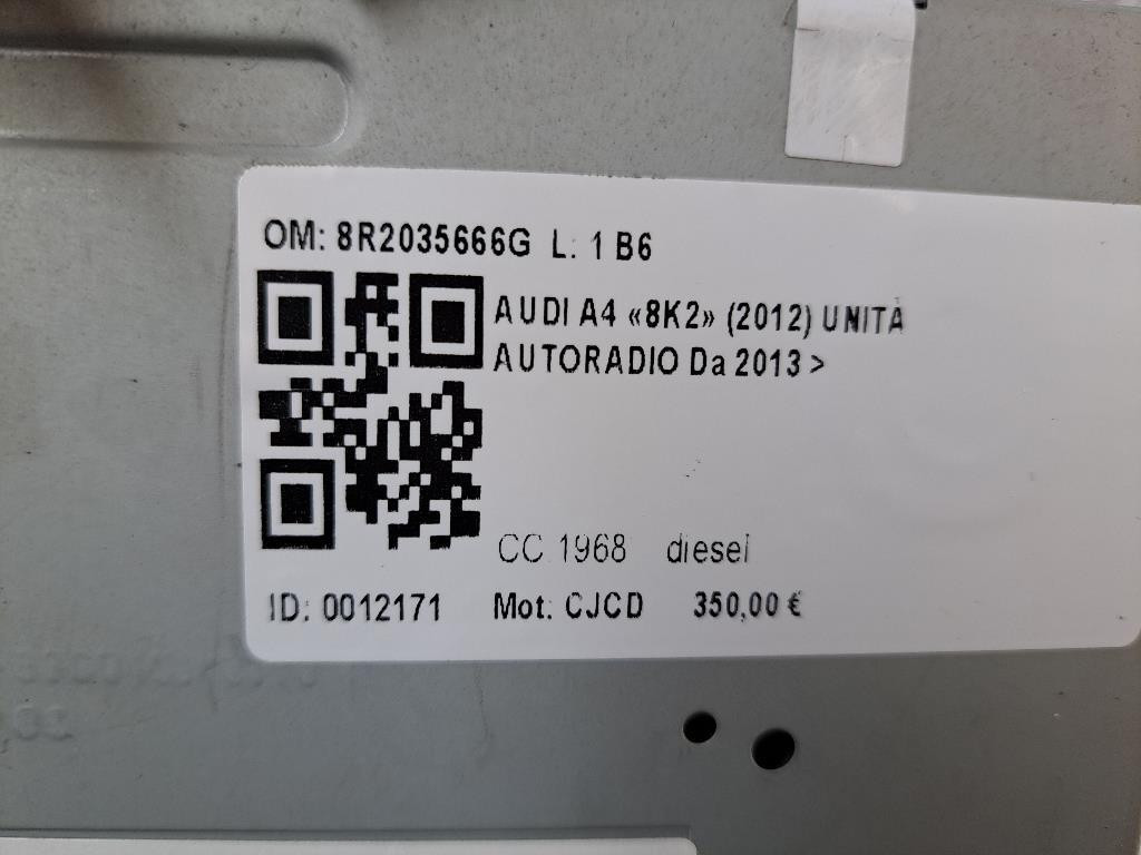Unità di controllo multimediale navigatore GPS AUDI A4 Avant (8K5) (08>15)