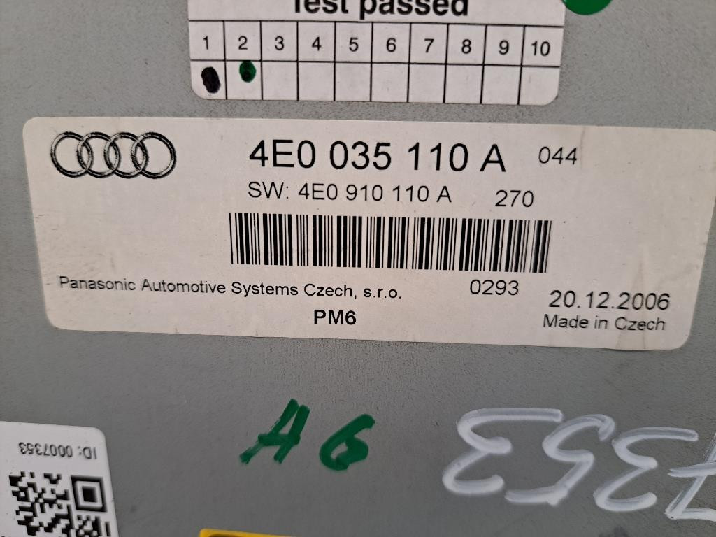 Caricatore CD AUDI A8 Serie D3 (4E2) (02>09)