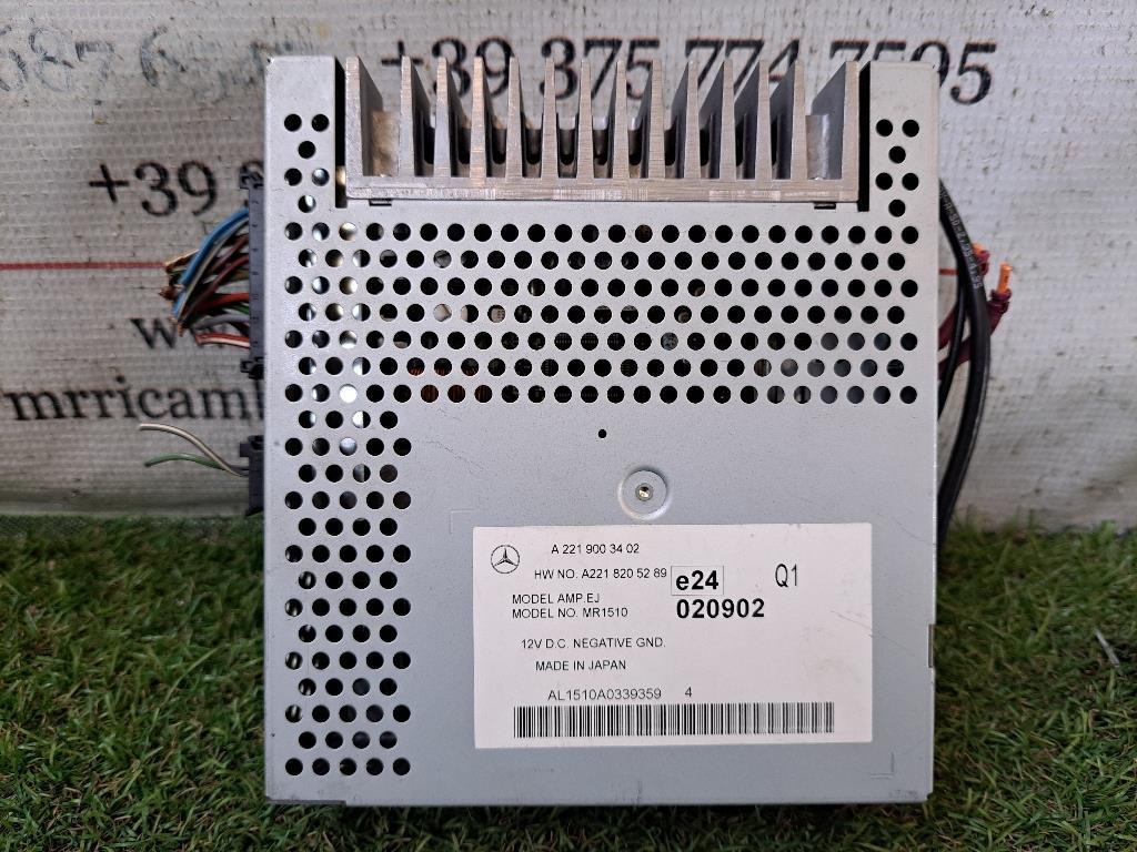 Amplificatore autoradio MERCEDES Classe S W221 5° Serie