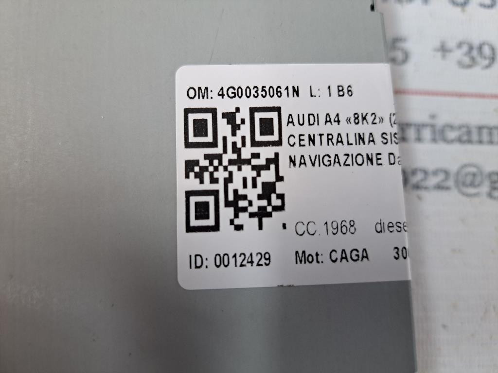 Navigatore AUDI A4 Avant (8K5) (08>15)