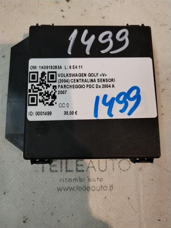 Centralina sensori di parcheggio VOLKSWAGEN Golf 5 Berlina (03>08)