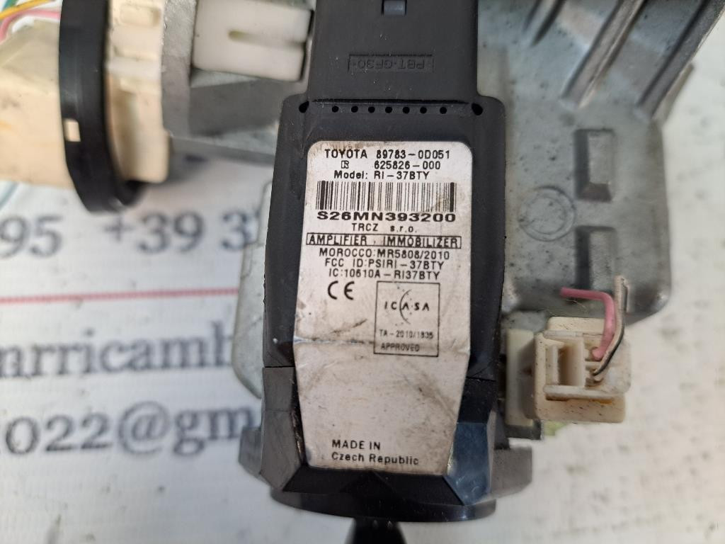 Blocchetto Accensione TOYOTA Yaris Serie (17>)