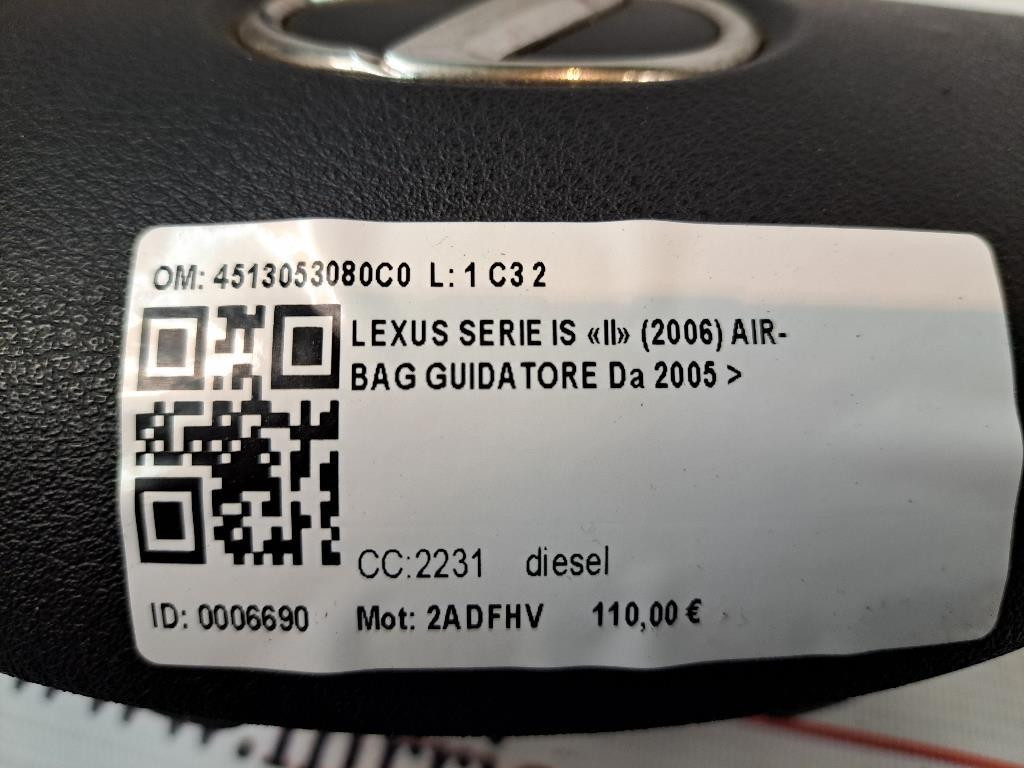 Airbag Volante LEXUS IS Serie (350) (05>13)
