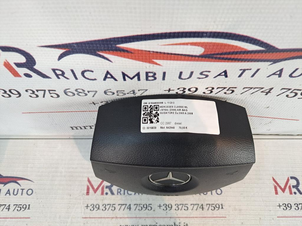 Airbag Volante MERCEDES ML W164 3° Serie