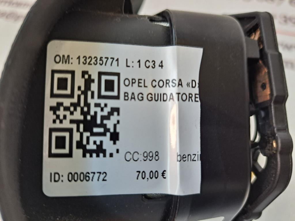 Airbag Volante OPEL Corsa D 3P 2° Serie