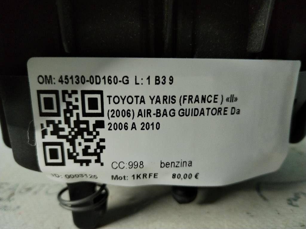 Airbag Volante TOYOTA Yaris Serie (08>11)