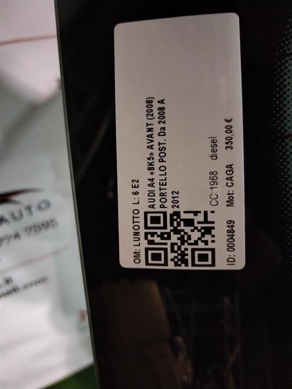 Portellone Posteriore AUDI A4 Avant (8K5) (08>15)