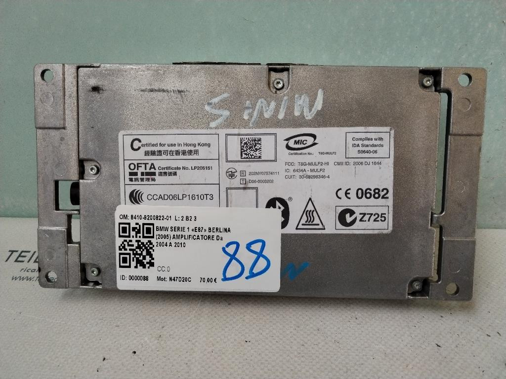 Amplificatore autoradio BMW Serie 1 Serie (E87) (04>07)