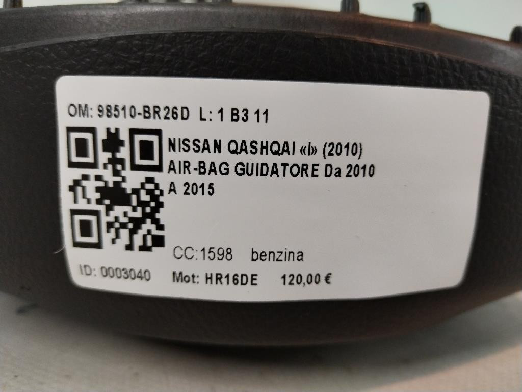 Airbag Volante NISSAN Qashqai 2° Serie