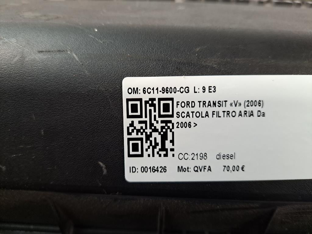 Box scatola filtro aria FORD Transit Serie (06>14)