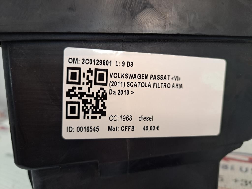 Box scatola filtro aria VOLKSWAGEN Passat Berlina 5° Serie