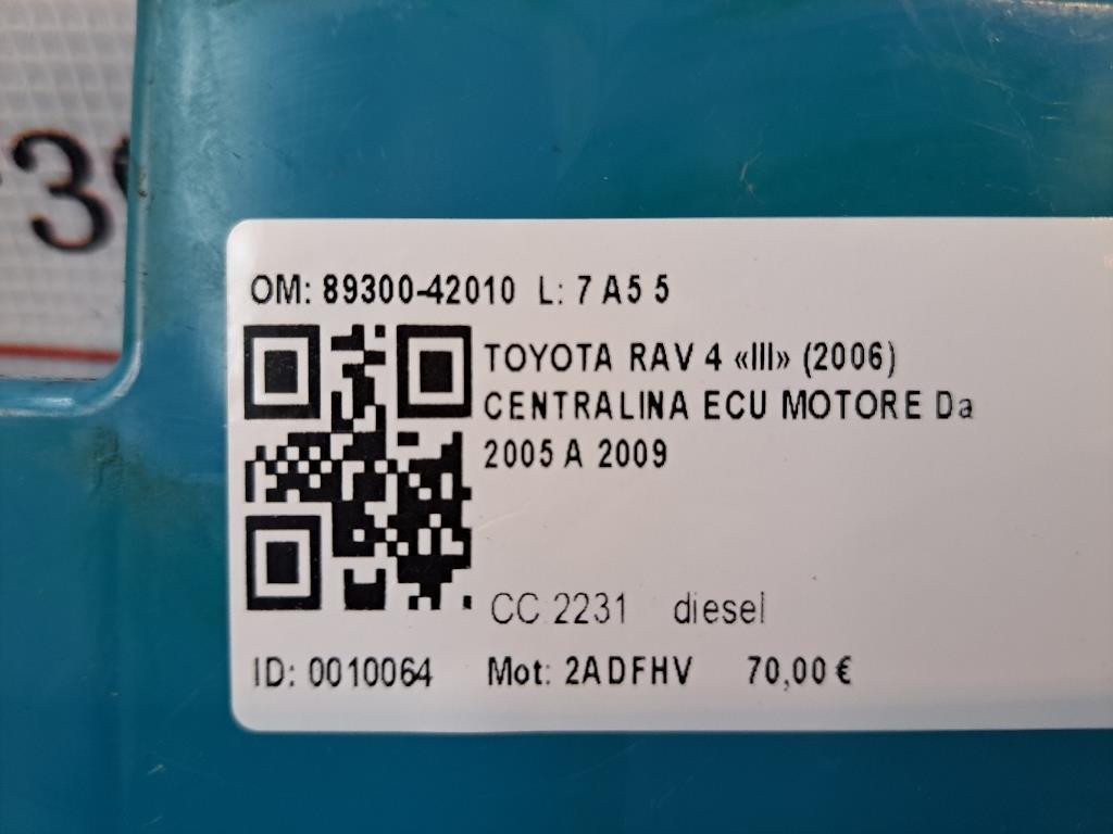 Centralina Comfort TOYOTA Rav4 4° Serie