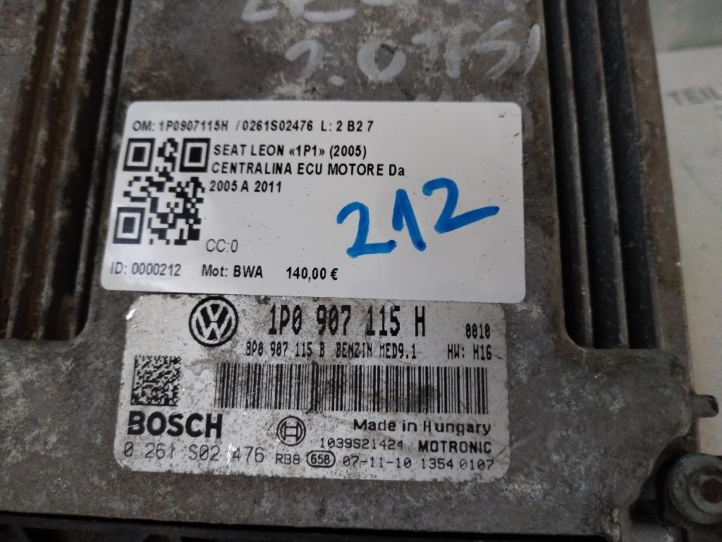 Centralina motore SEAT Leon 3° Serie