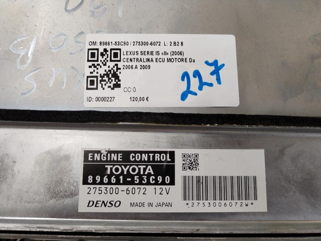Centralina motore LEXUS IS Serie (350) (05>13)