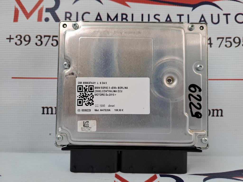 Centralina motore BMW Serie 3 E90 Berlina 2° Serie