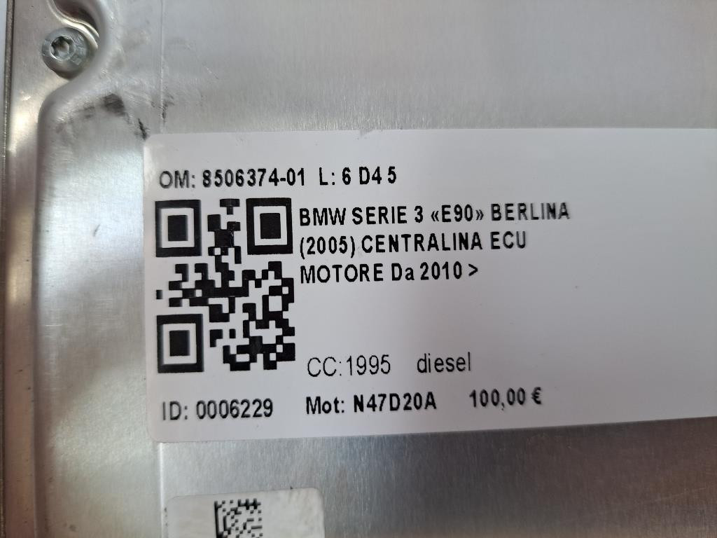 Centralina motore BMW Serie 3 E90 Berlina 2° Serie